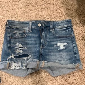 American Eagle Mid Rise Jean Shorts
